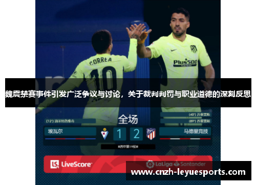 魏震禁赛事件引发广泛争议与讨论，关于裁判判罚与职业道德的深刻反思